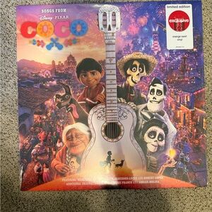 Disney Pixar Coco Vinyl - Vibrant Orange and White. SEALED EXCLUSIVE edition